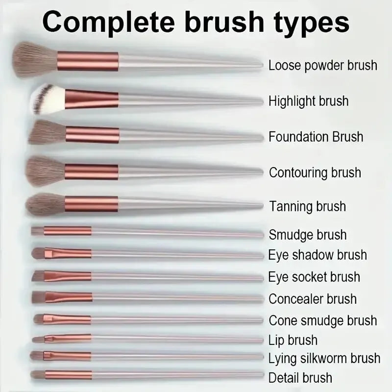 Juego de brochas de maquillaje suaves y esponjosas, profesionales, para base de maquillaje, polvos, sombras de ojos, brochas Kabuki para difuminar, herramienta de belleza, maquillaje
