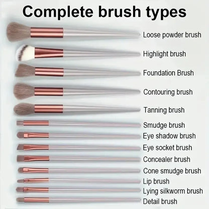 Juego de brochas de maquillaje suaves y esponjosas, profesionales, para base de maquillaje, polvos, sombras de ojos, brochas Kabuki para difuminar, herramienta de belleza, maquillaje