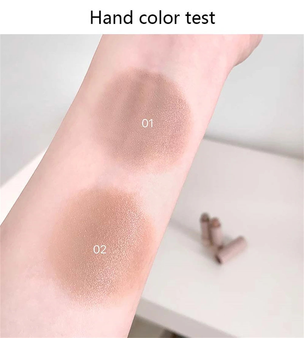 Barras de Contorno de Corrector Mate Hidratante Suave Duradero Sombra 3D de Nariz Resistente al Agua Iluminar el Rostro Destacar Contorno Maquillaje