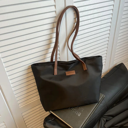 Bolsa casual para Casual para mujer tela Oxford, al hombro, ideal para usar en el colegio para tu compu aprueba de agua, gran capacidad para meter todo lo que ocupas en el día a día