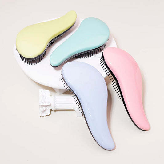 Cepillo de masaje antiestático, cepillo enrollador de ducha para masaje, cepillo para cabello mojado y rizado, herramienta de peluquería de salón