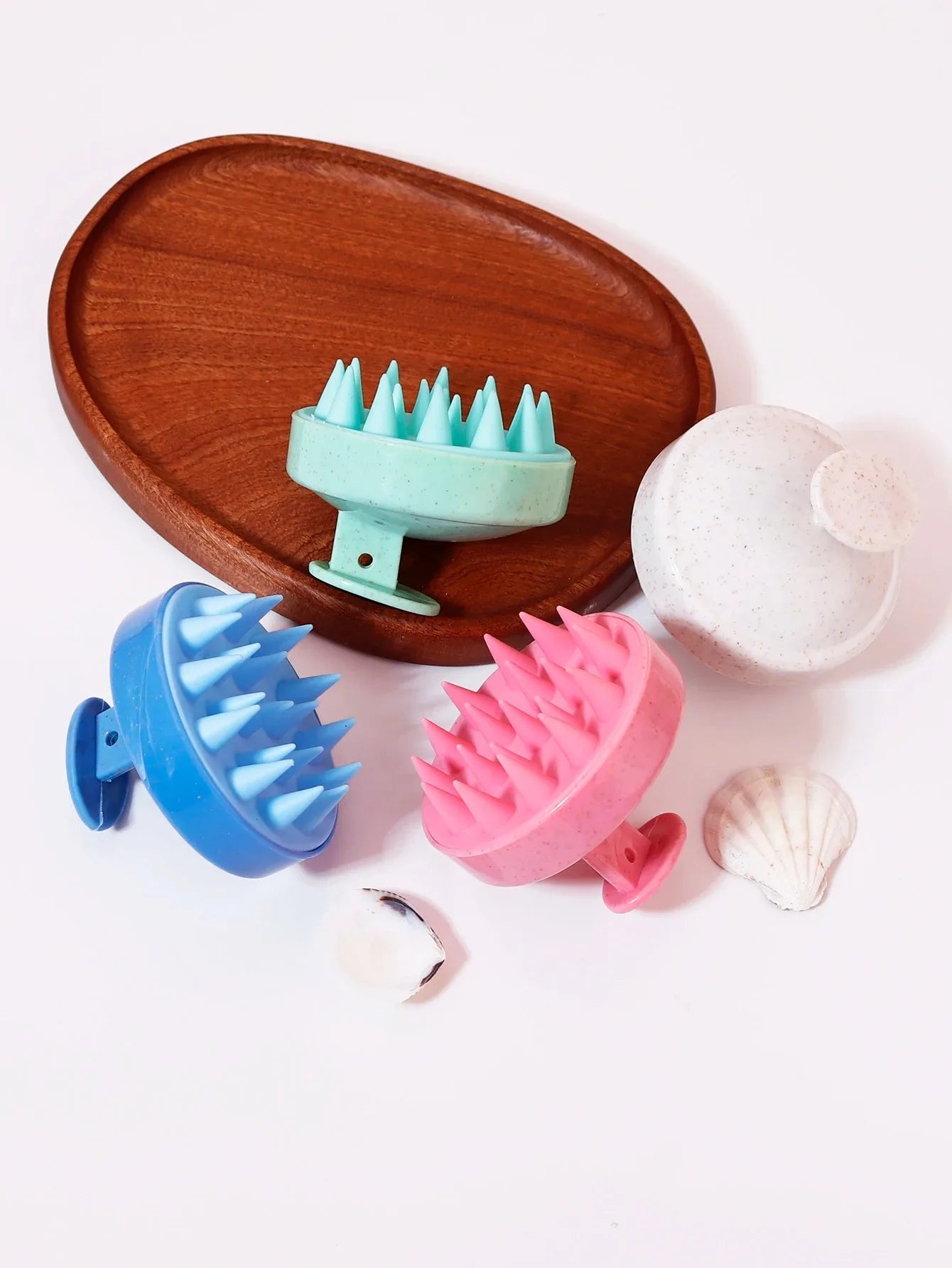 Cepillo para lavar el cabello, peine de masaje de cuero cabelludo de silicona, cepillo suave de masaje corporal, herramienta de belleza y peluquería, peine para SPA de ducha