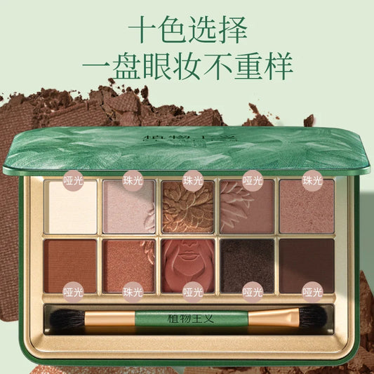 Set de Paleta de Maquillaje Sombras de Ojos Altamente Pigmentadas Paleta a Prueba de Agua, Paleta de Sombras de Ojos con Brillo Natural Brillo para ojos