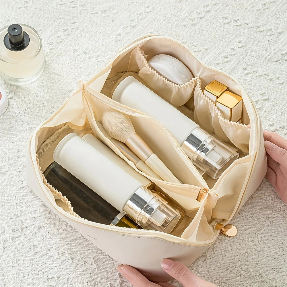 Organizador de Maquillaje Bolsa de Artículos de Tocador Femenina Estuche de Maquillaje Bolsa de Almacenamiento, Bolsa de Cosméticos, Bolsa Organizadora para Viaje con Cremallera