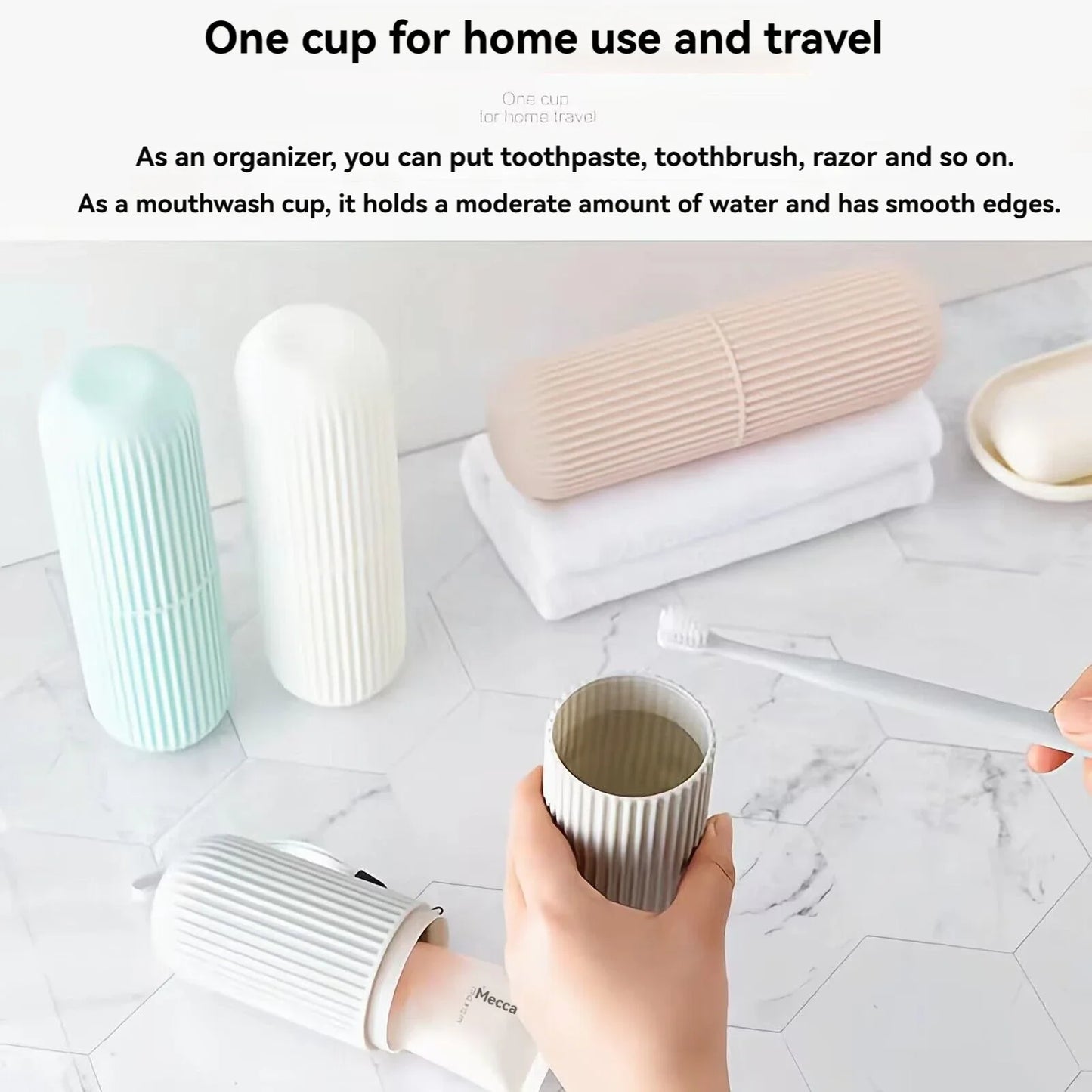 Estuche protector portátil para pasta de dientes y cepillo de dientes, caja de almacenamiento para viajes y camping, protege el cepillo de dientes y la pasta de dientes de la suciedad y los daños
