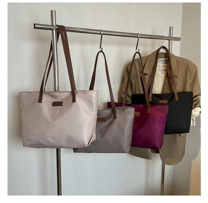 Bolsa casual para Casual para mujer tela Oxford, al hombro, ideal para usar en el colegio para tu compu aprueba de agua, gran capacidad para meter todo lo que ocupas en el día a día