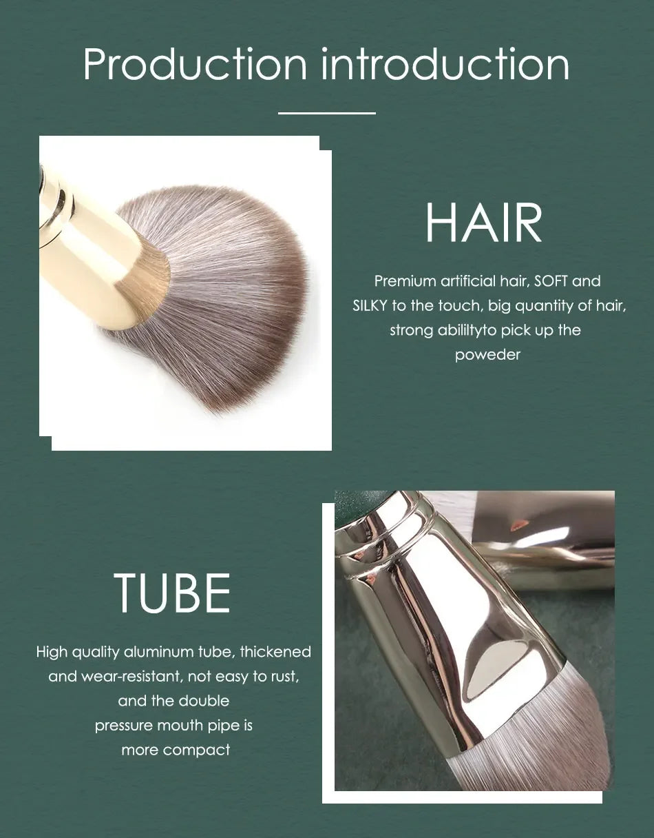 14 piezas de brochas de maquillaje suaves y esponjosas, herramientas cosméticas, polvo, sombra de ojos, base, rubor, para difuminar, brocha de belleza para maquillaje