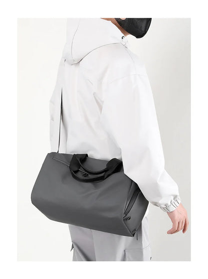 Zipper Large Capacity Oxford Travel Bags Solid Fitness Bags Thickened Fabric High Capacity Waterproof Luggage Sports Bags