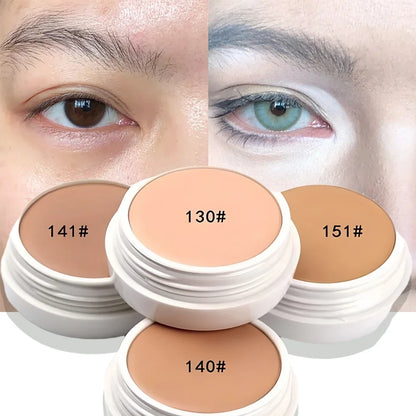 Corrector de Alta Cobertura Cubrir Antiojeras Pecas Base de Maquillaje Duradera a Prueba de Agua BB Cream para el Rostro