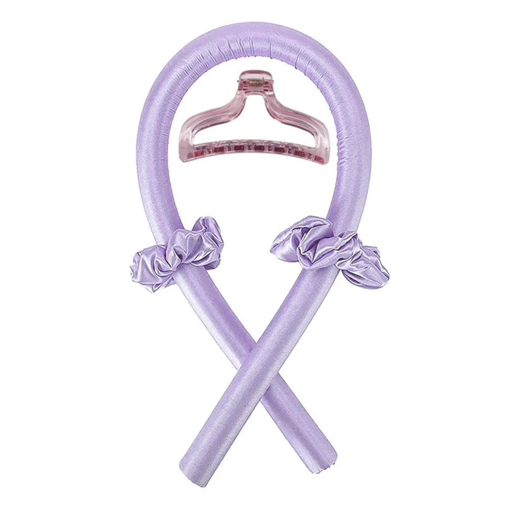 Diadema Rizador Sin Calor Varilla Sin Calor Rizos de Seda Cinta Rulos para el Cabello para Dormir Diadema Suave Rizadores Perezosos Herramientas de Estilizado del Cabello