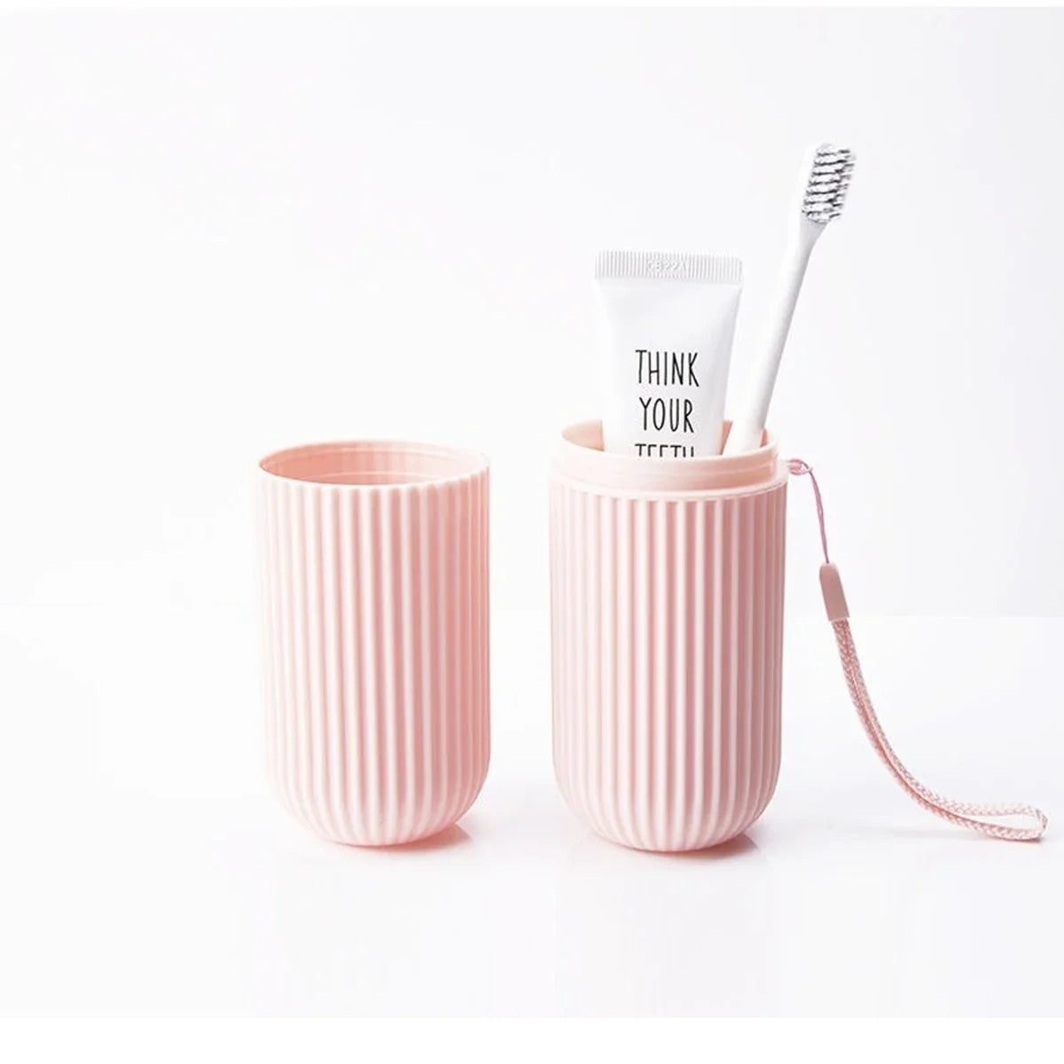 Estuche protector portátil para pasta de dientes y cepillo de dientes, caja de almacenamiento para viajes y camping, protege el cepillo de dientes y la pasta de dientes de la suciedad y los daños