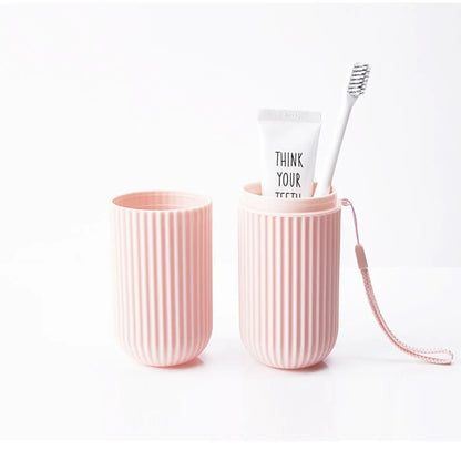 Estuche protector portátil para pasta de dientes y cepillo de dientes, caja de almacenamiento para viajes y camping, protege el cepillo de dientes y la pasta de dientes de la suciedad y los daños