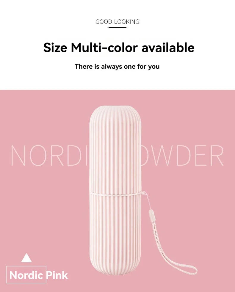 Estuche protector portátil para pasta de dientes y cepillo de dientes, caja de almacenamiento para viajes y camping, protege el cepillo de dientes y la pasta de dientes de la suciedad y los daños