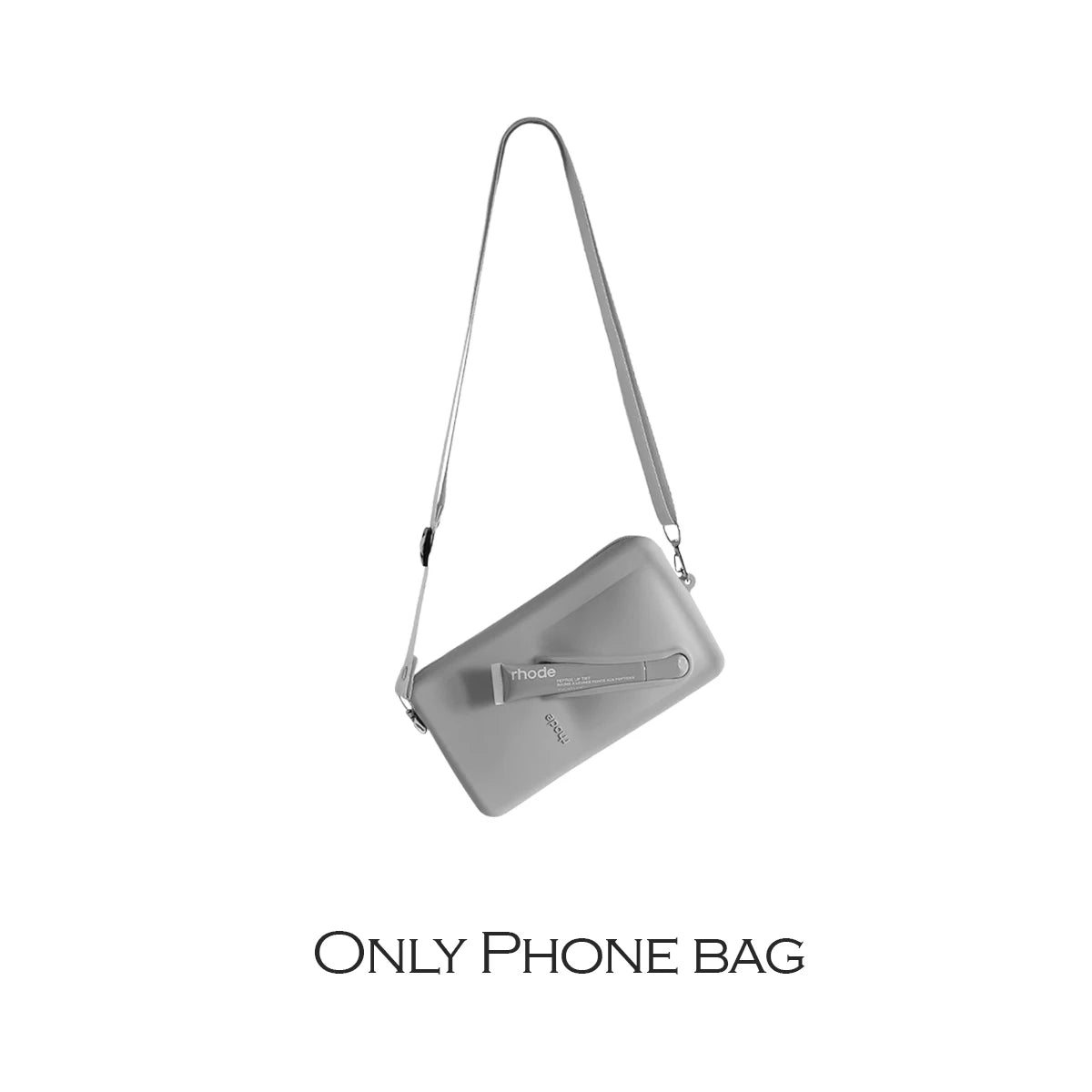 Juego de Bolsas de Silicona para Teléfono + Bolsa de Cosméticos Correa Larga Ajustable Bolsas de Mujer a la Moda
