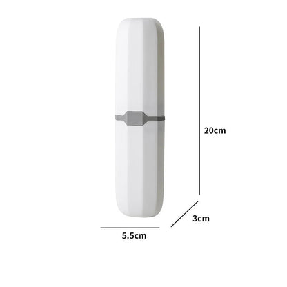 Estuche protector portátil para pasta de dientes y cepillo de dientes, caja de almacenamiento para viajes y camping, protege el cepillo de dientes y la pasta de dientes de la suciedad y los daños