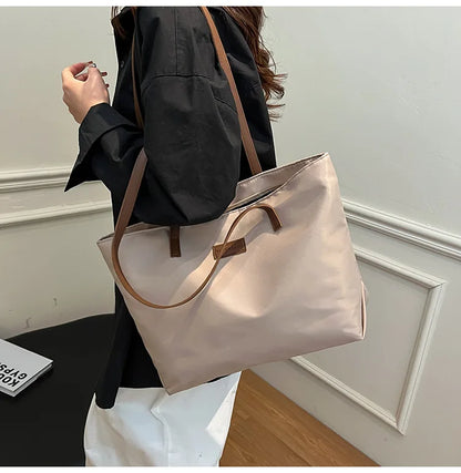 Bolsa casual para Casual para mujer tela Oxford, al hombro, ideal para usar en el colegio para tu compu aprueba de agua, gran capacidad para meter todo lo que ocupas en el día a día
