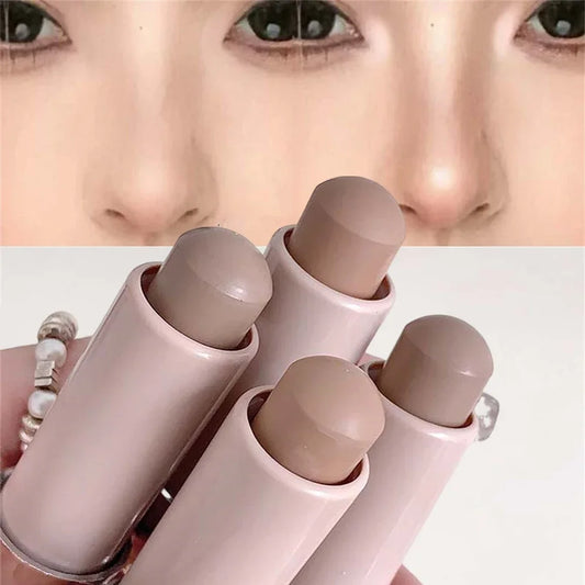Barras de Contorno de Corrector Mate Hidratante Suave Duradero Sombra 3D de Nariz Resistente al Agua Iluminar el Rostro Destacar Contorno Maquillaje