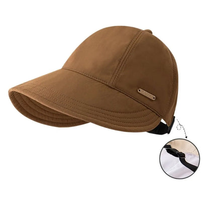 Sombrero de sol plegable de ala ancha Gorras ajustables con cordón para hombres y mujeres Sombreros de playa de verano Viseras de secado rápido Gorra de pescadora
