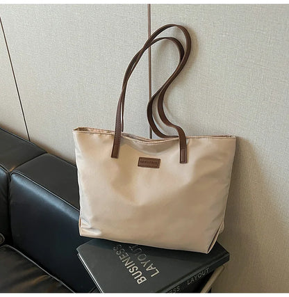 Bolsa casual para Casual para mujer tela Oxford, al hombro, ideal para usar en el colegio para tu compu aprueba de agua, gran capacidad para meter todo lo que ocupas en el día a día