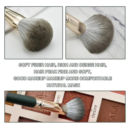 14 piezas de brochas de maquillaje suaves y esponjosas, herramientas cosméticas, polvo, sombra de ojos, base, rubor, para difuminar, brocha de belleza para maquillaje