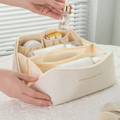 Organizador de Maquillaje Bolsa de Artículos de Tocador Femenina Estuche de Maquillaje Bolsa de Almacenamiento, Bolsa de Cosméticos, Bolsa Organizadora para Viaje con Cremallera