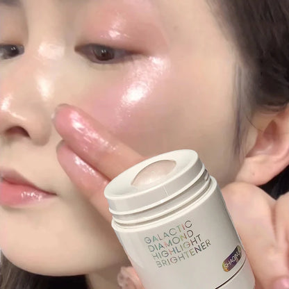 Líquido Iluminador de Diamante Perlado Destacado Brillo Intenso Cuerpo Completo Resplandor Contorno Facial Iluminador de Larga Duración