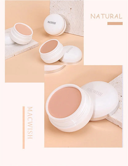 Corrector de Alta Cobertura Cubrir Antiojeras Pecas Base de Maquillaje Duradera a Prueba de Agua BB Cream para el Rostro