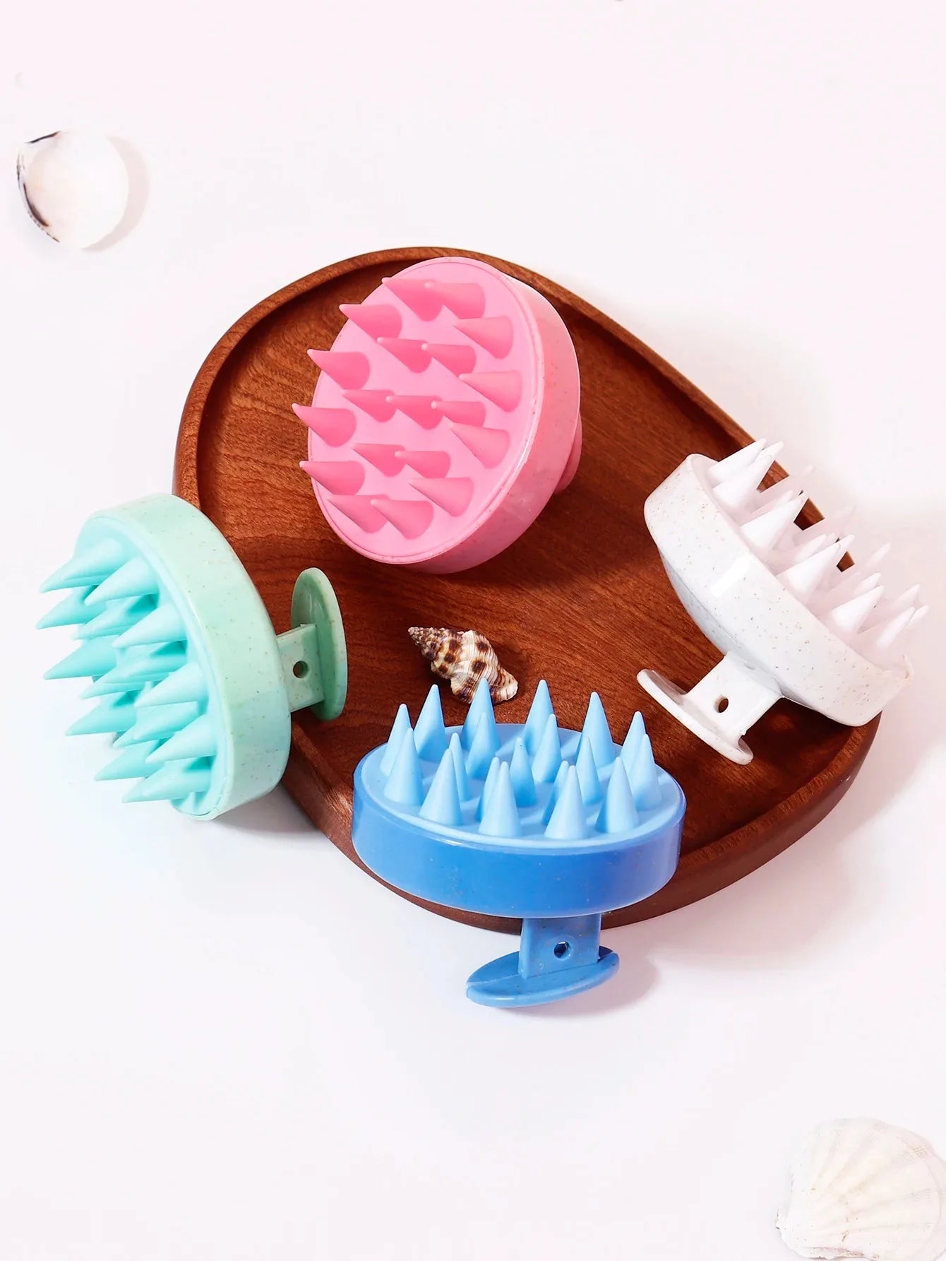 Cepillo para lavar el cabello, peine de masaje de cuero cabelludo de silicona, cepillo suave de masaje corporal, herramienta de belleza y peluquería, peine para SPA de ducha