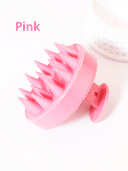 Cepillo para lavar el cabello, peine de masaje de cuero cabelludo de silicona, cepillo suave de masaje corporal, herramienta de belleza y peluquería, peine para SPA de ducha