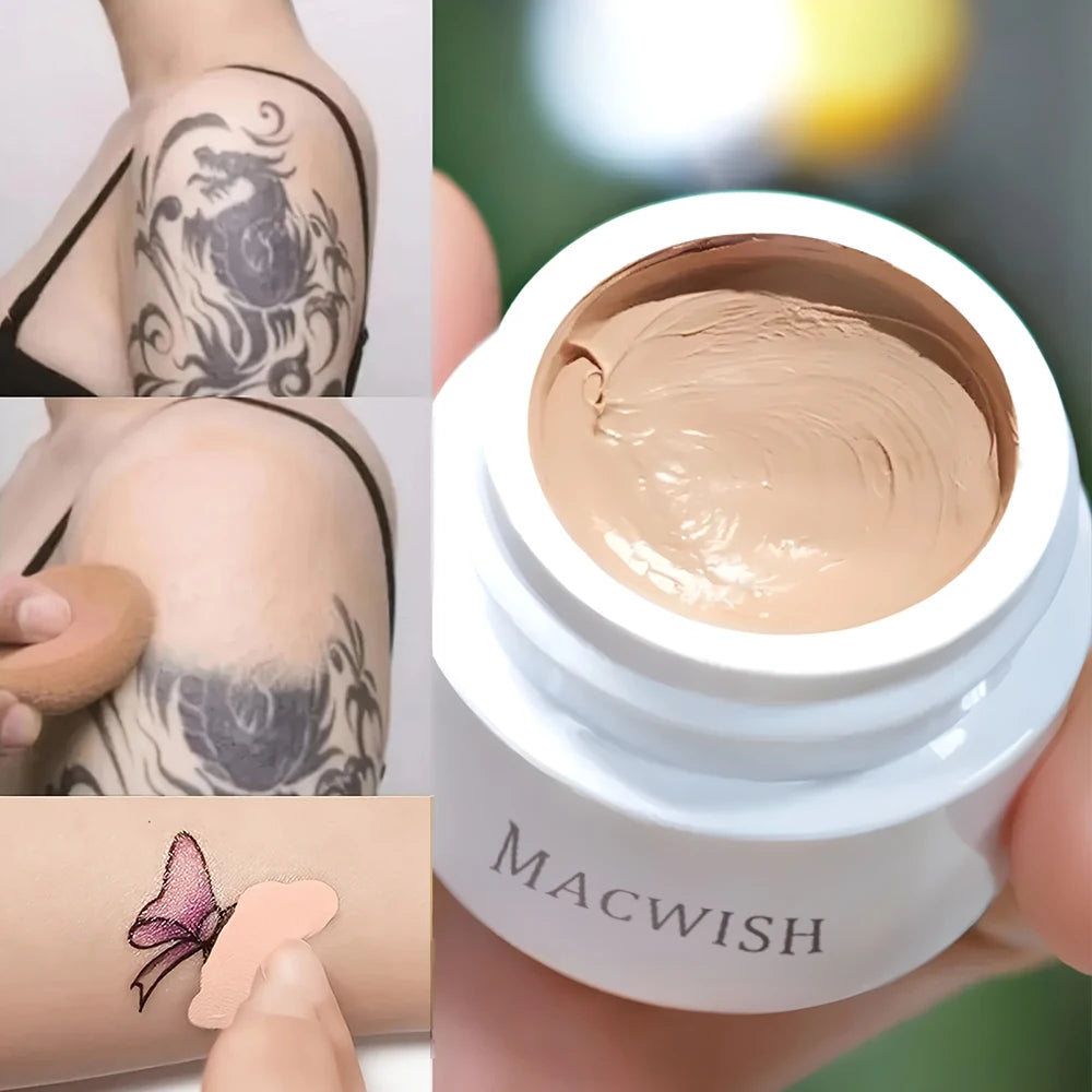 Corrector de Alta Cobertura Cubrir Antiojeras Pecas Base de Maquillaje Duradera a Prueba de Agua BB Cream para el Rostro