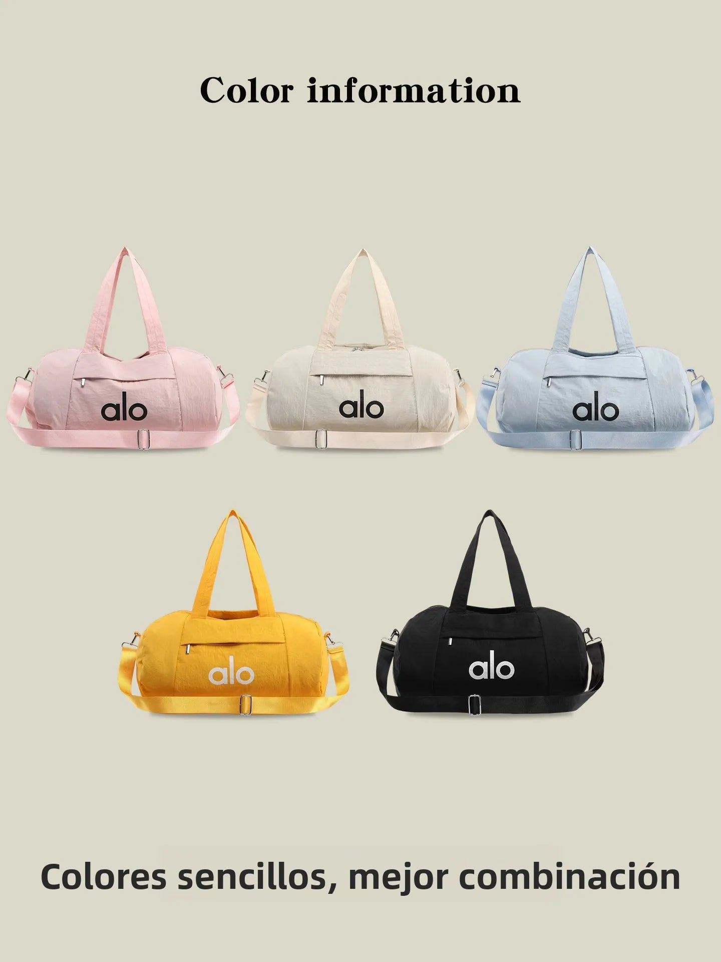 Ligera mochila, bolso de yoga de gran capacidad bolso trendy a l o yoga