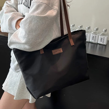 Bolsa casual para Casual para mujer tela Oxford, al hombro, ideal para usar en el colegio para tu compu aprueba de agua, gran capacidad para meter todo lo que ocupas en el día a día