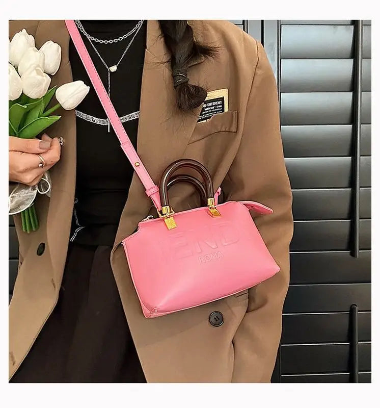 Bolso bandolera de gran capacidad , diseño de almohada, bolso de mujer popular, bolso de mano de moda