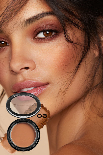 Polvo Bronceador Mate Sedoso para Fijar Maquillaje, Contorno Facial, Larga Duración, Corrector 3D, Paleta de Sombras para Contorno Profundo de Nariz
